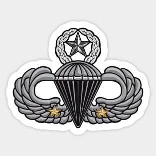 Master Parachutist 2 Stars Sticker